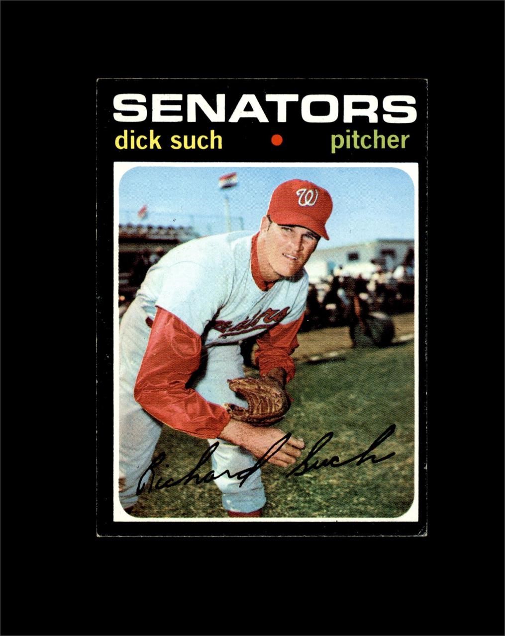 1971 Topps #283 Dick Such EX to EX-MT+