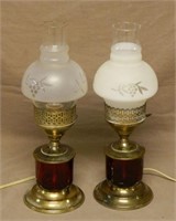 Vintage Boudoir Lamps.