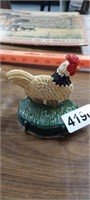 CAST IRON ROOSTER DECOR
