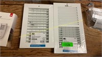 RB sidewall Registers, 12x6 & 10x6