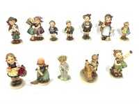 12 Goebel Ceramic Figurines