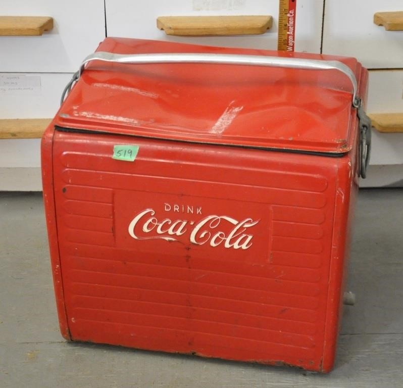 Vintage Coca-Cola cooler, see pics