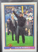 1991 Bowman General Colin Powell 1st Pitch Yankees