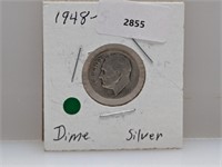 1948-S 90% Silv Roos Dime