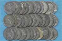 Roll of 35% Silver War Nickels