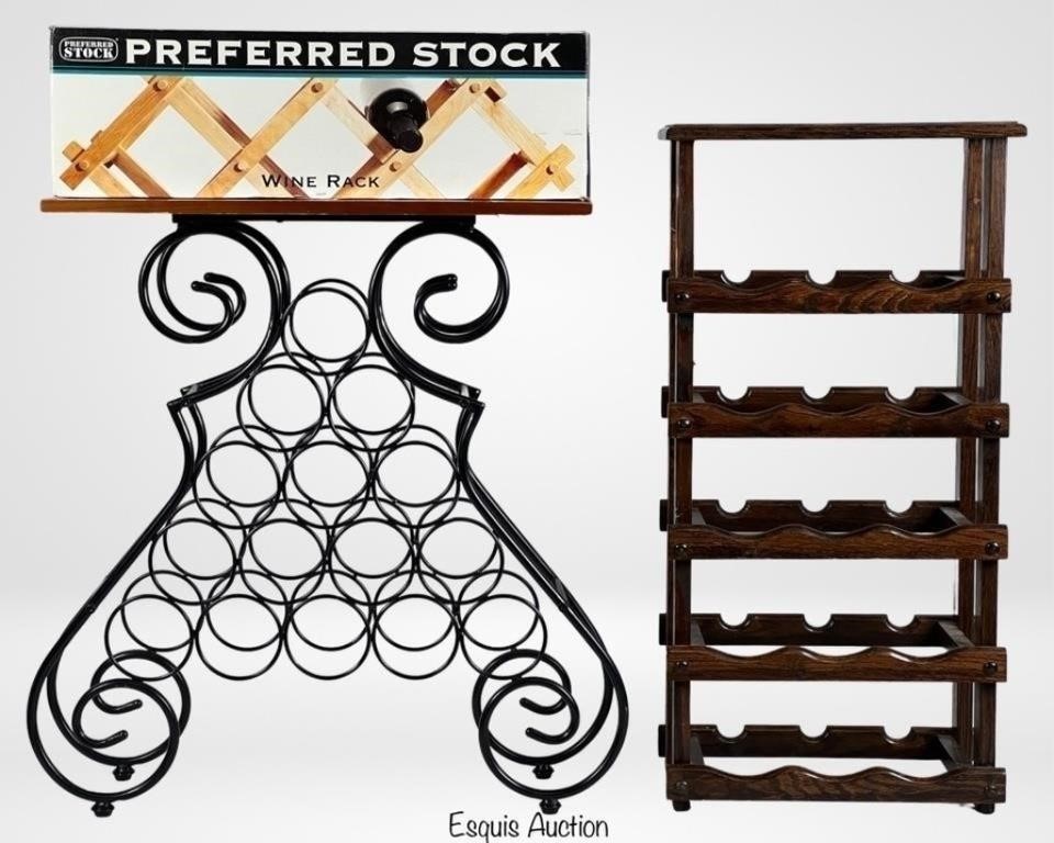 Home Decor- Lot of 3 Wine Racks/ Holders/ Stands