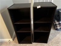 TWO BOOKCASES