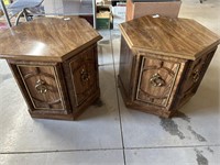 2 octagon tables