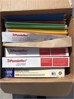 Office supplies, folders