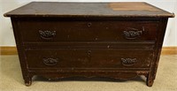 SWEET 1890 OAK 2 DRAWER CHEST