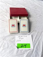 2 Sets of Marathon Playing Cards, Unopened