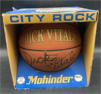 (D) Dick Vitale signed basketball not