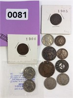 Mixed Coins, Buffalo nickels