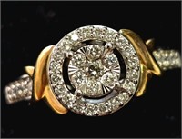$1300 10K  3.06G Diamond (0.25Ct) Ring