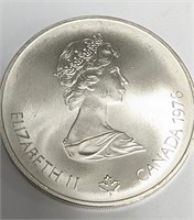 Silver $5 24G Canada Olymoia  Coin