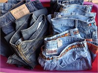 Assortment of Vintage Misses Jeans
