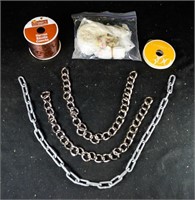 RIBBONS & SMALL CUT CHAINS CRAFTS