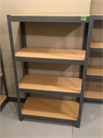 metal/wood shelf, 36x15x60