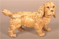 Hubley Cocker Spaniel Dog Cast Iron Doorstop.