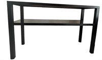 Black Narrow Wood Console Table