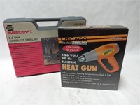 Chicago 1500w Heat Gun & Evercraft Drill Kit