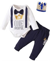 (new)Size:12-18months, 1st Birthday Outfit Boy Mr