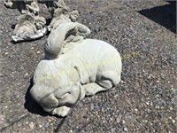 CONCRETE DOG WITH WINGS