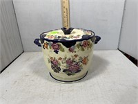 Morijuma Japanese Pottery with floral pattern