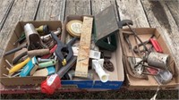 3 Flats, Tools, garden Tools, misc
