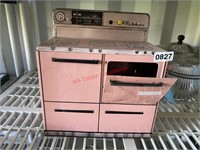 Pink Tin Metal Play Oven  (Con2)