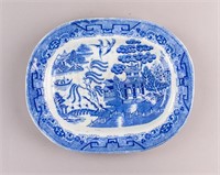 Chinese Blue & White Porcelain Plate