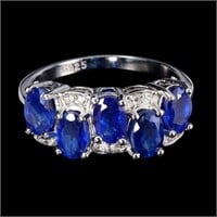 Natural Royal Blue Sapphire Ring