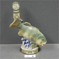 Jim Beam Bass Fish Decanter Bottle