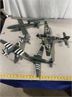 Military model aircraft, some marked 21st Century