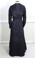 Victorian Mourning Dress Bodice + Skirt