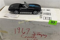 1967 Die Cast Stingray Corvette 1:24 scale in box