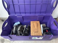 Tote of Tools and Shoe Cleaning Kit