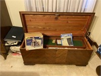 Lane Cedar Chest and Contents