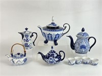 Bombay Teapot and Tea Cups