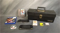 2 Untested PSPs, Vintage Game Case, Super Mario 2