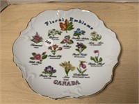 Canada Floral Emblems Plate