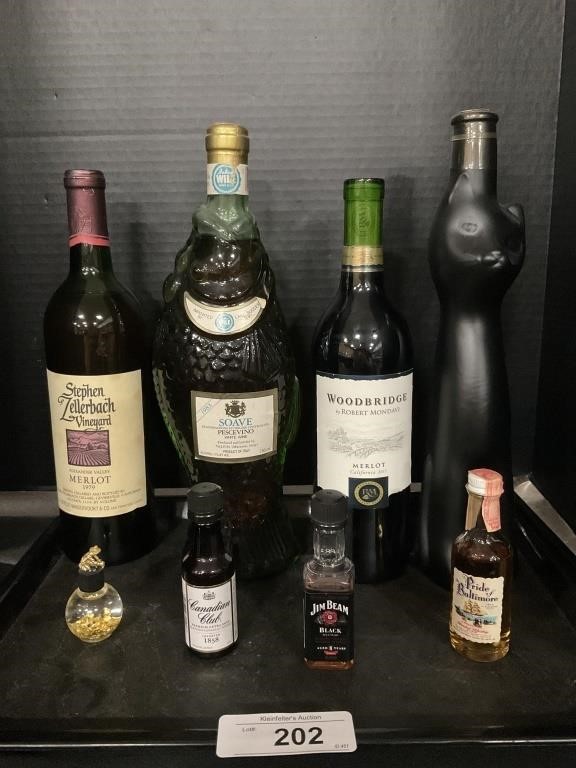 Assortment Of Wines & Liquor.