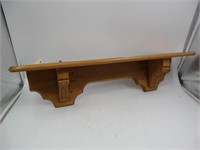 Oak Victorian Wall Shelf