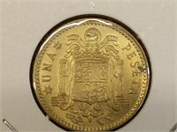 1975 Spain coin