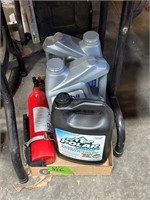 Anti-Freeze, Oil & Fire Extinguisher