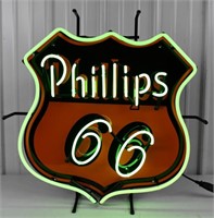 Phillips 66 Neon Advertising Fantasy Sign