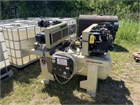 Ingersoll Rand 120 gallon double air compressor