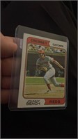 1974 Johnny Bench Topps MLB Baseball Card Cincinna