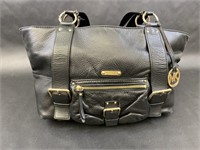 Michael Kors Pebbled Leather Buckled Bag