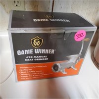 GAME WINNER MEAT GRINDER / RACK